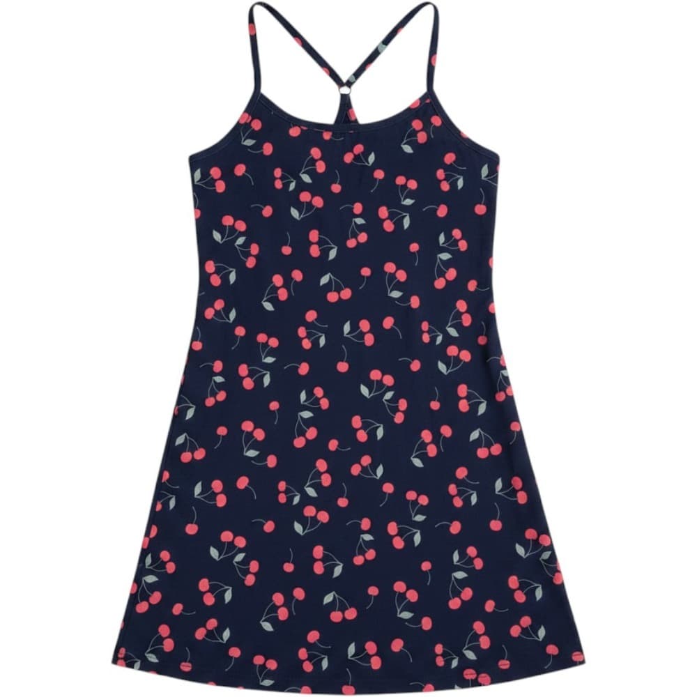 Outdoor Voices Exercise Dress Women's L Navy Very Cherry Print Mini NWOT OV114W