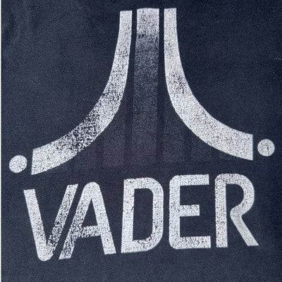 Shirt Woot Mens XL Vader Atari Mashup Graphic T-Shirt Black Star Wars Gaming Tee — tag