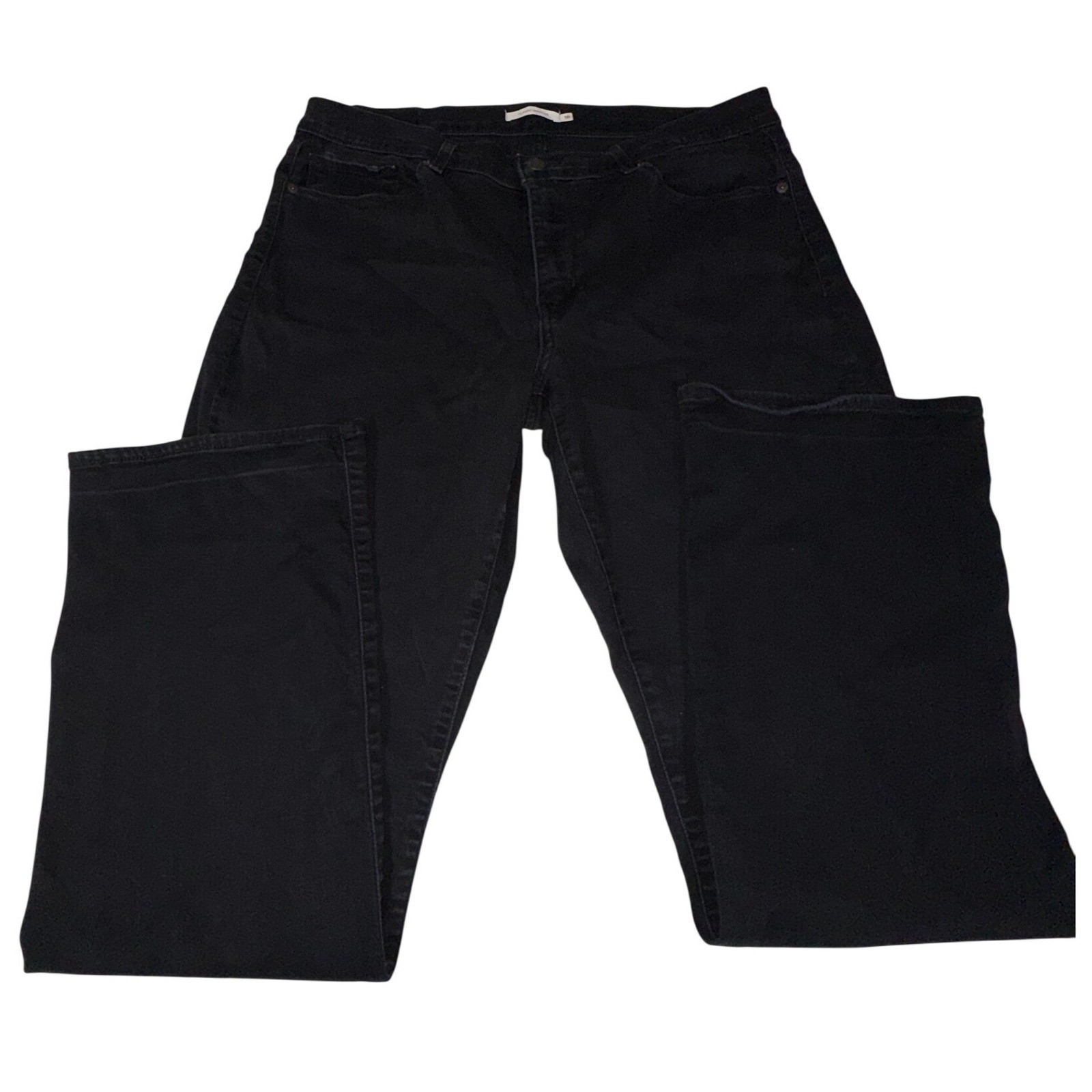 Levis Classic Bootcut Womens 16M W33 L32 Soft Black Mid Rise Jeans 39252-0017