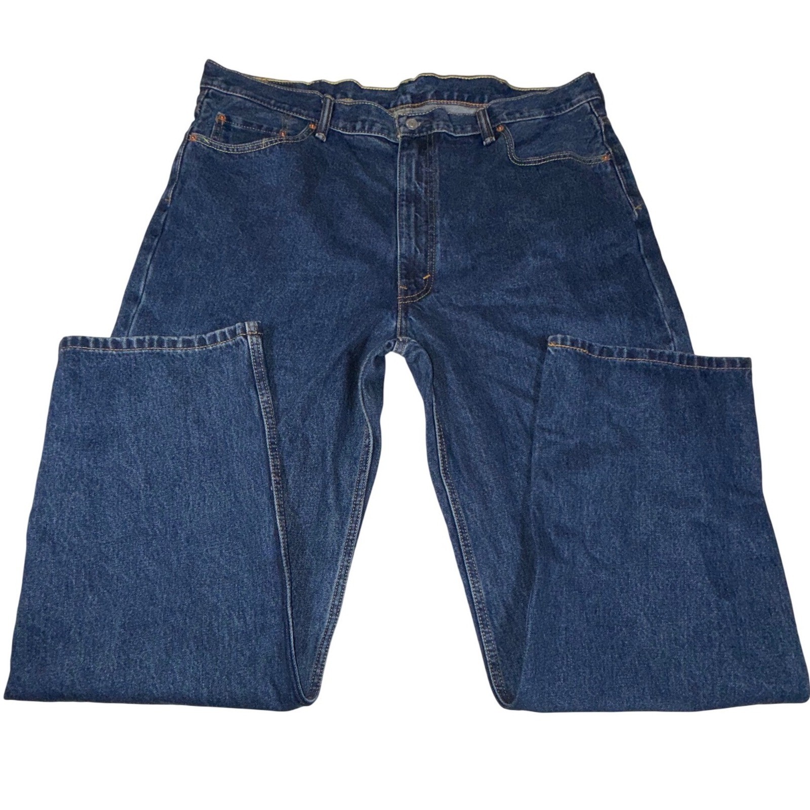 Levi's 550 Men's 42x32 Dark Wash Blue Relaxed Fit Tapered Denim Jeans