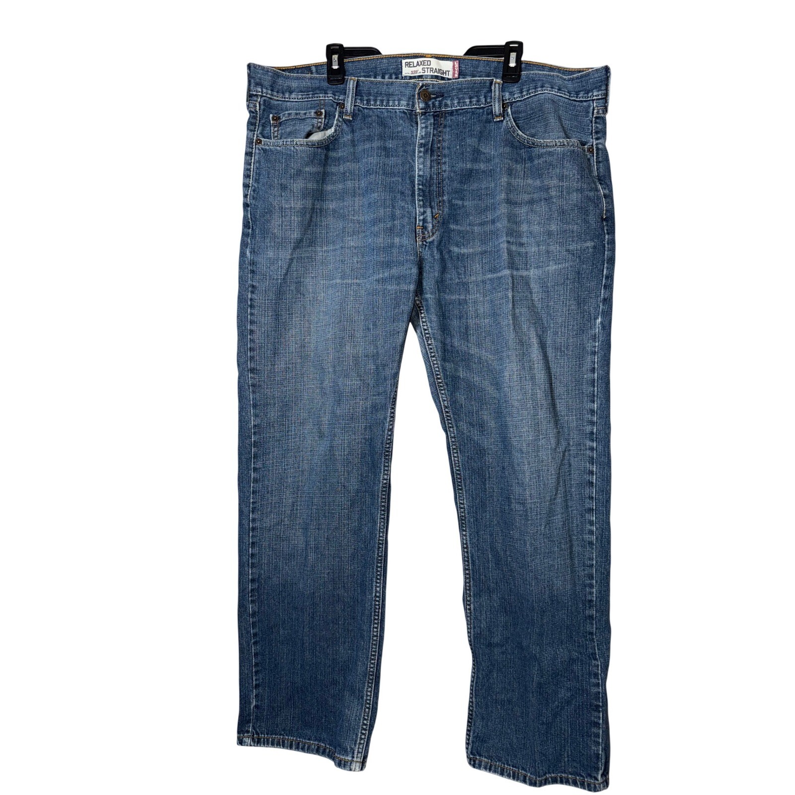 Levi's 559 Relaxed Straight Men's Jeans 42x32 Medium Wash 100% Cotton