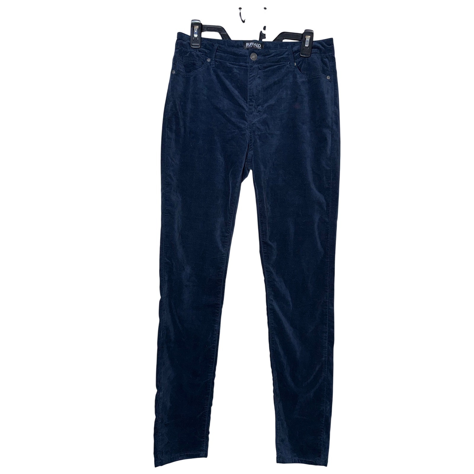 Buffalo David Bitton Corduroy Skinny Pants Womens 8/29 Navy Blue 722976