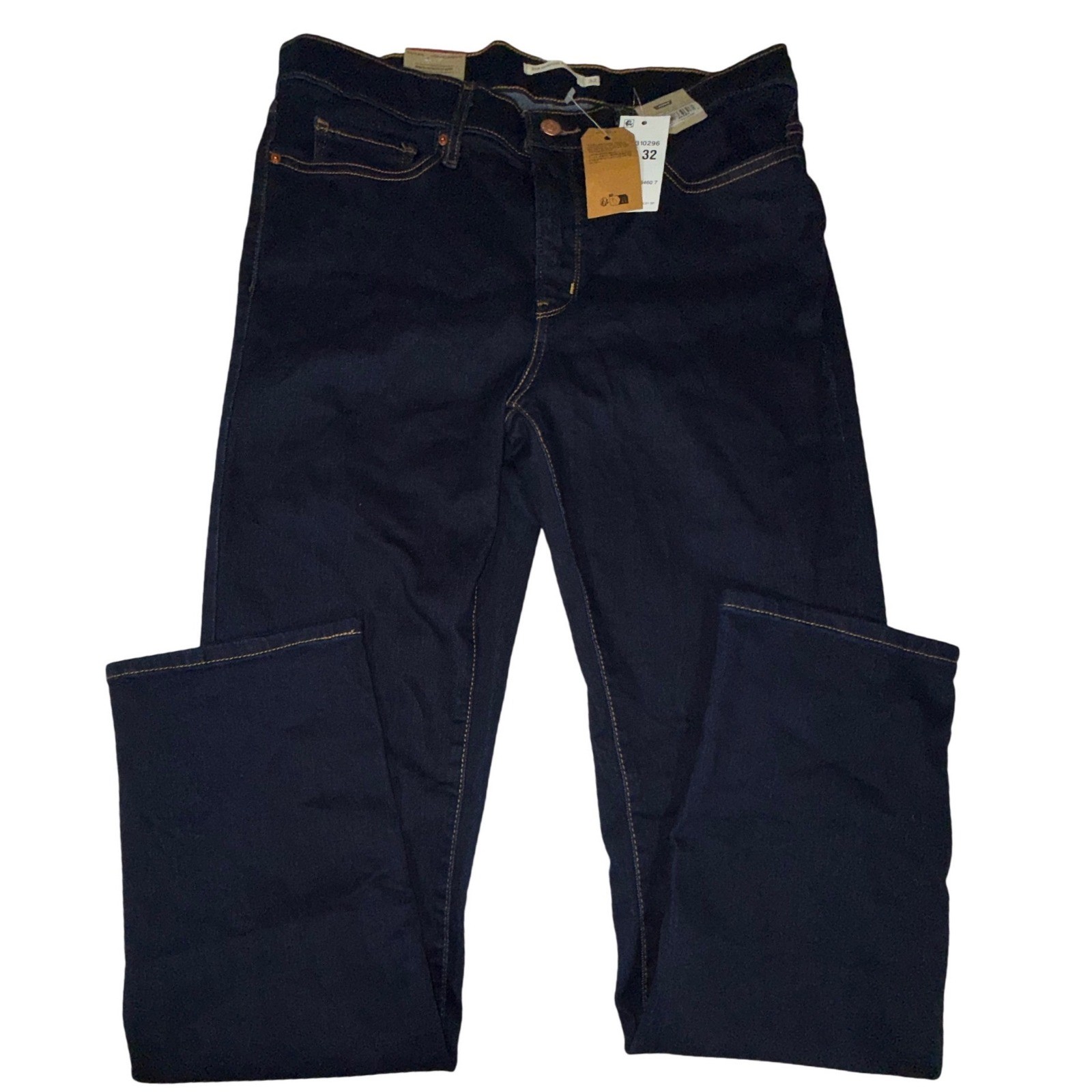 NWT Levi's 314 Women's 32x32 Dark Indigo Shaping Straight Jeans 19631-0296
