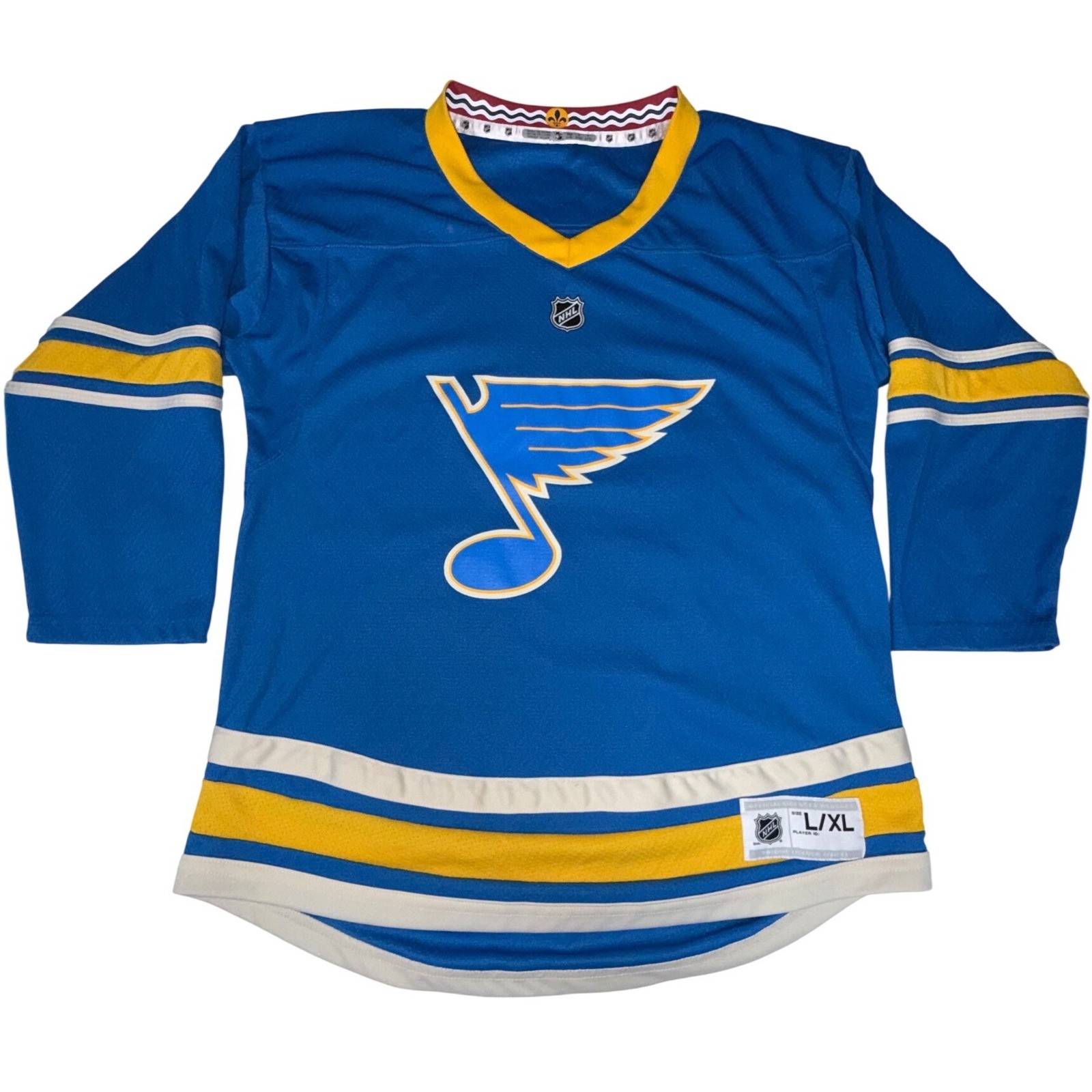 St. Louis Blues NHL Youth L/XL Blue Hockey Jersey Official Licensed Blank