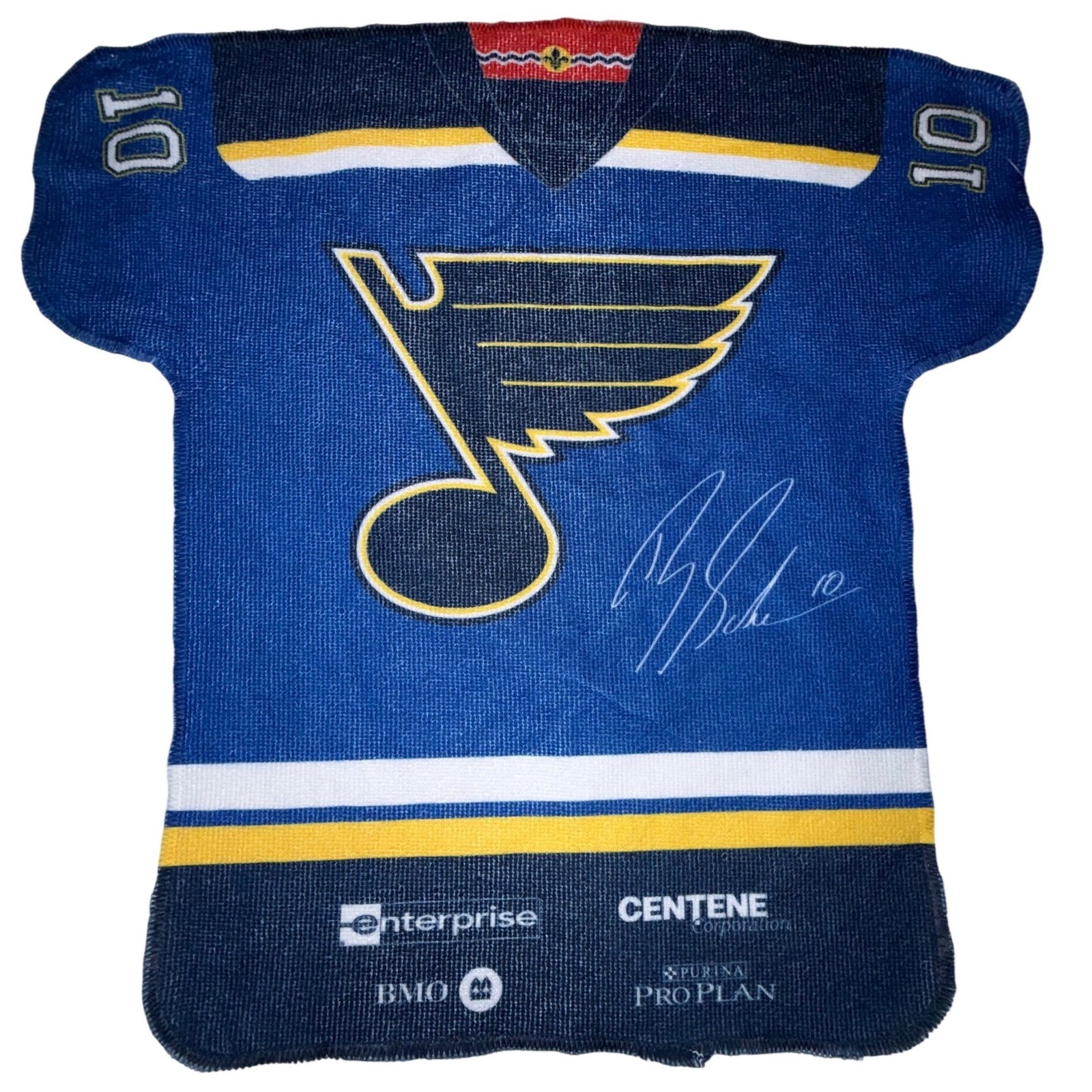2019 St. Louis Blues Brayden Schenn #10 Jersey Rally Towel SGA Playoffs NHL