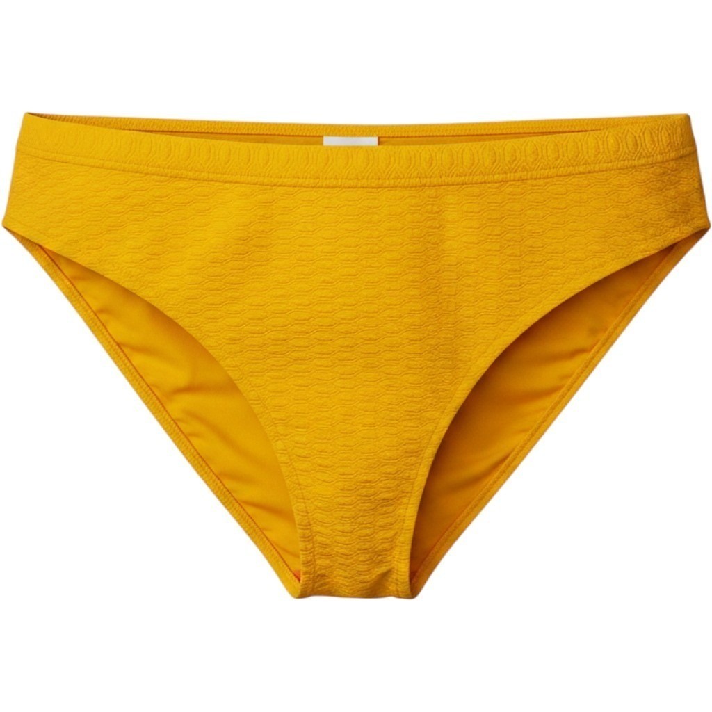 Roxy Haleiwa Hipster Full Bikini Bottom Women's S Golden Rod Yellow NWT