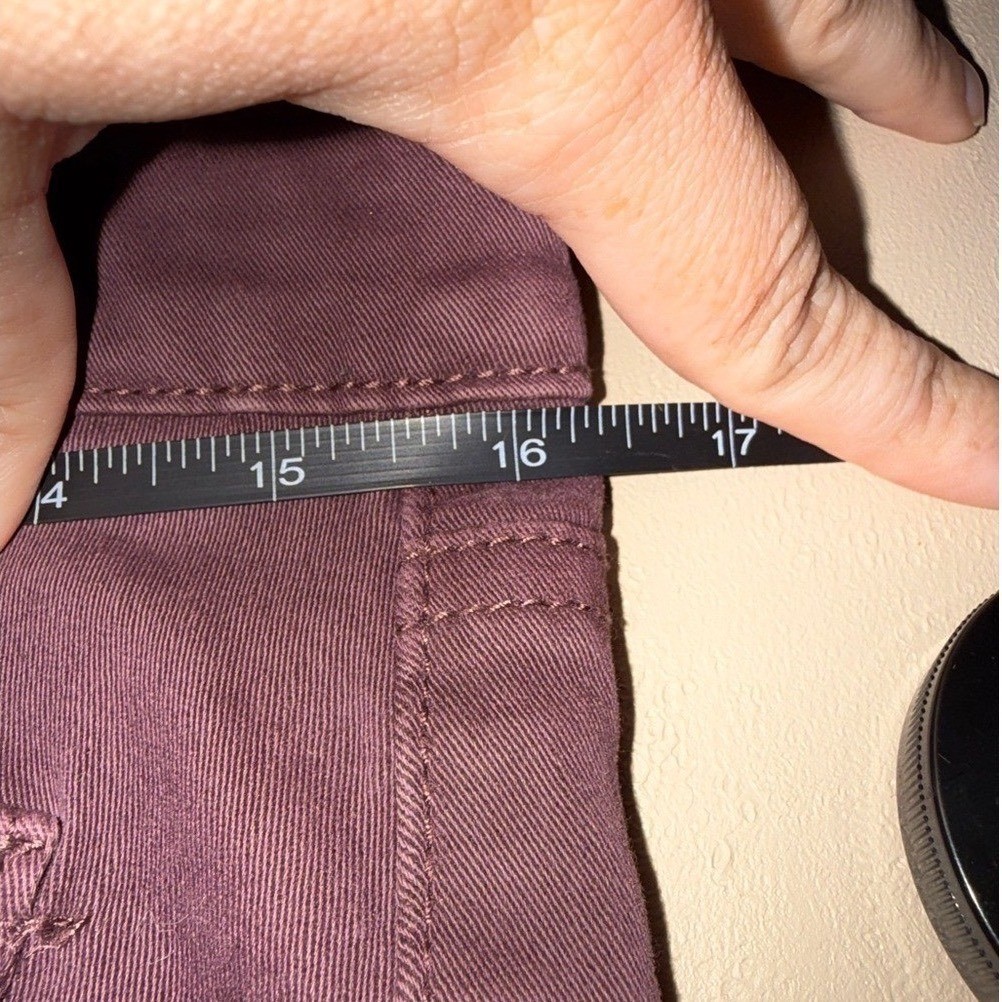 Altar'd State Women's M Plum Button-Front Cargo Mini Skirt Pockets