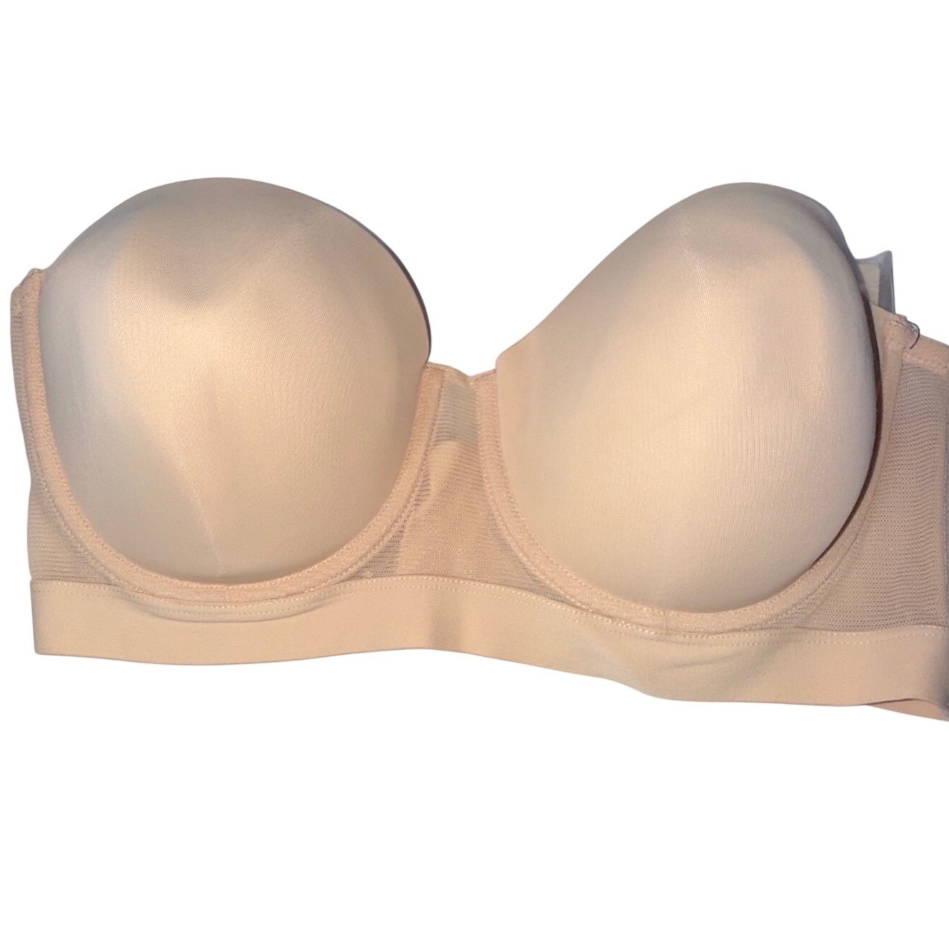 NWT Lively Smooth Strapless Bra 38D Toasted Almond Underwire 32214