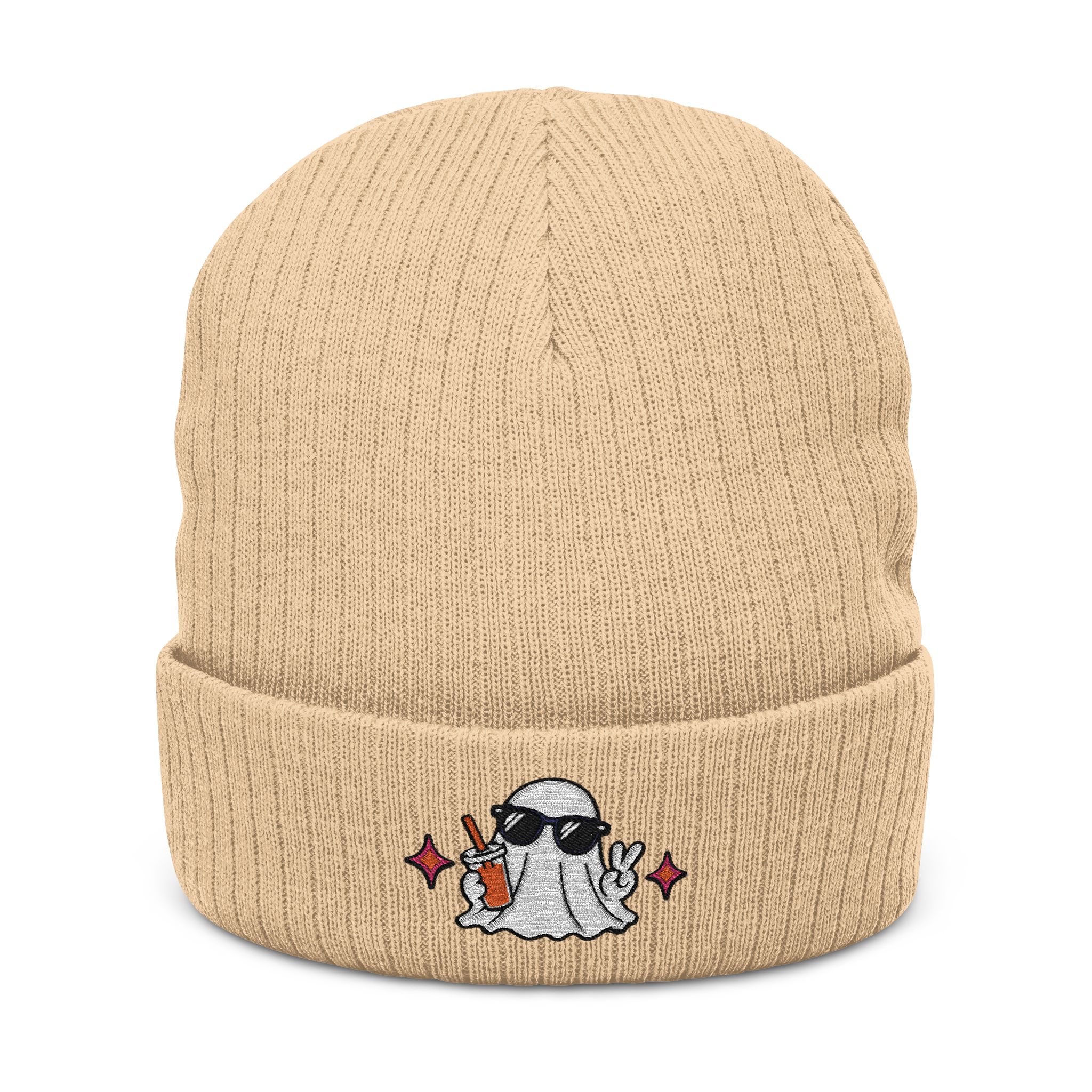 Cool Ghost Embroidered Beanie by CK Boutique