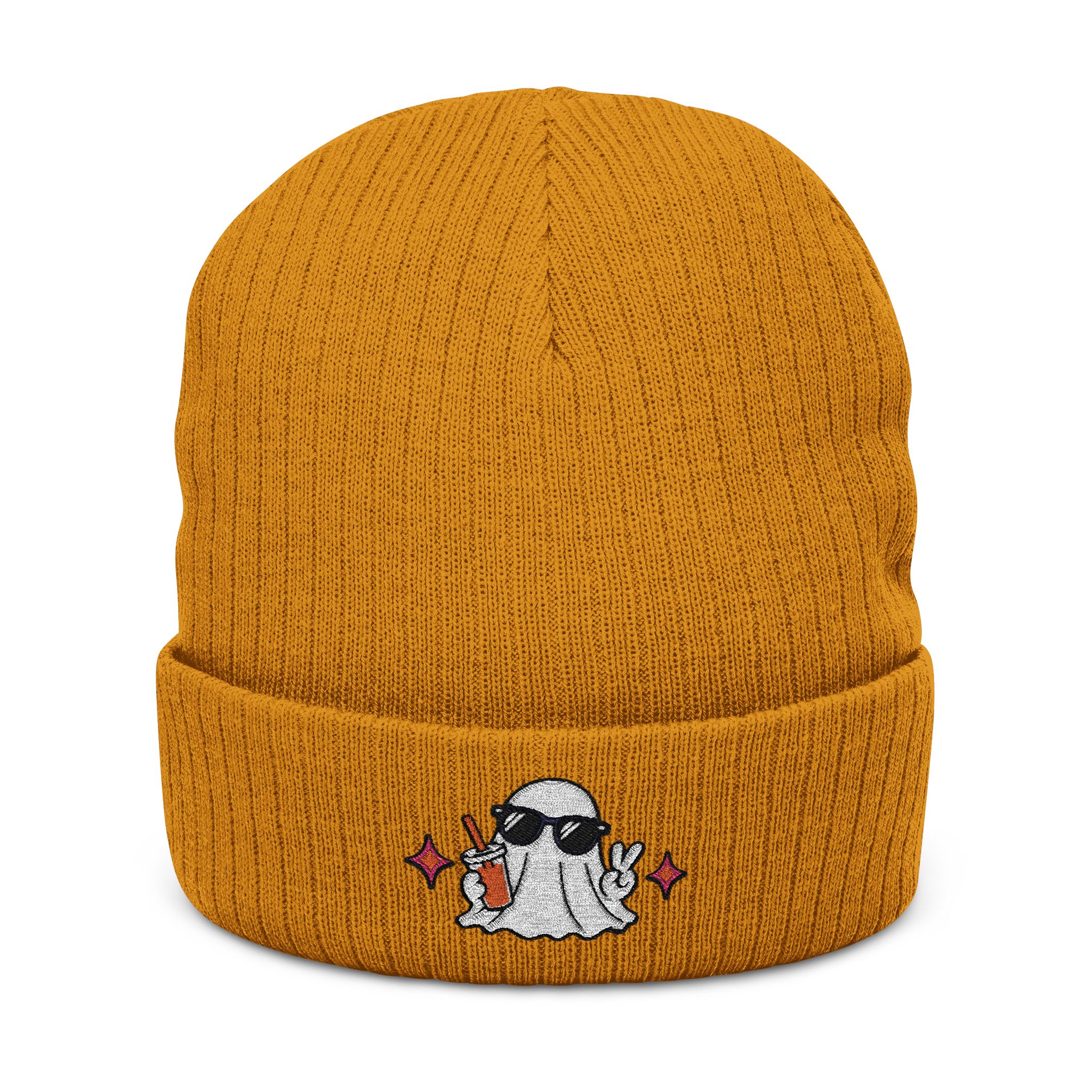 Cool Ghost Embroidered Beanie by CK Boutique