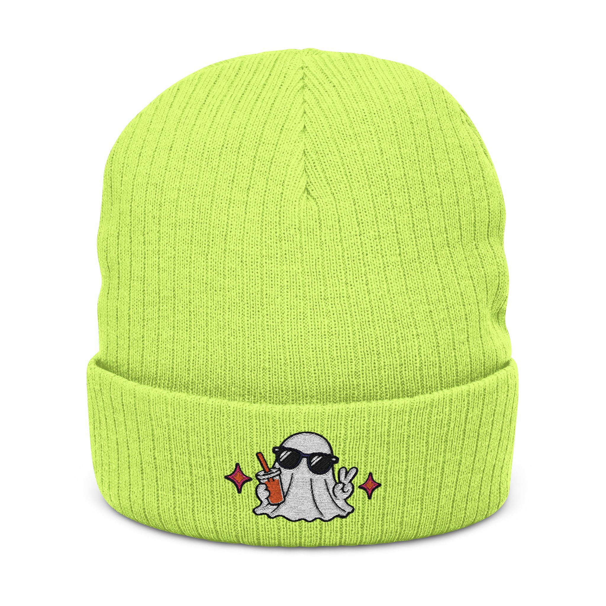 Cool Ghost Embroidered Beanie by CK Boutique