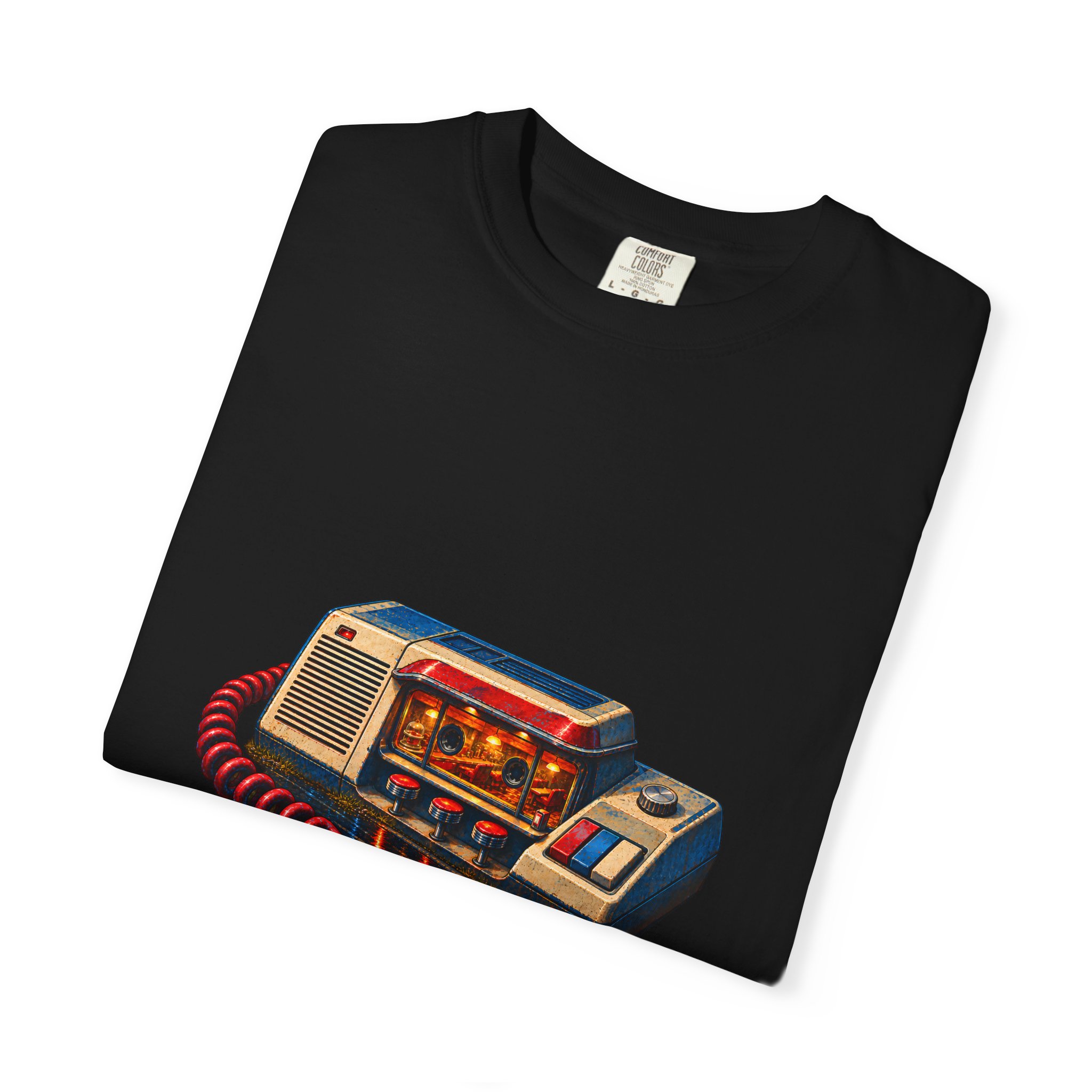 Answering Machine Diner Graphic Tee - Image 3