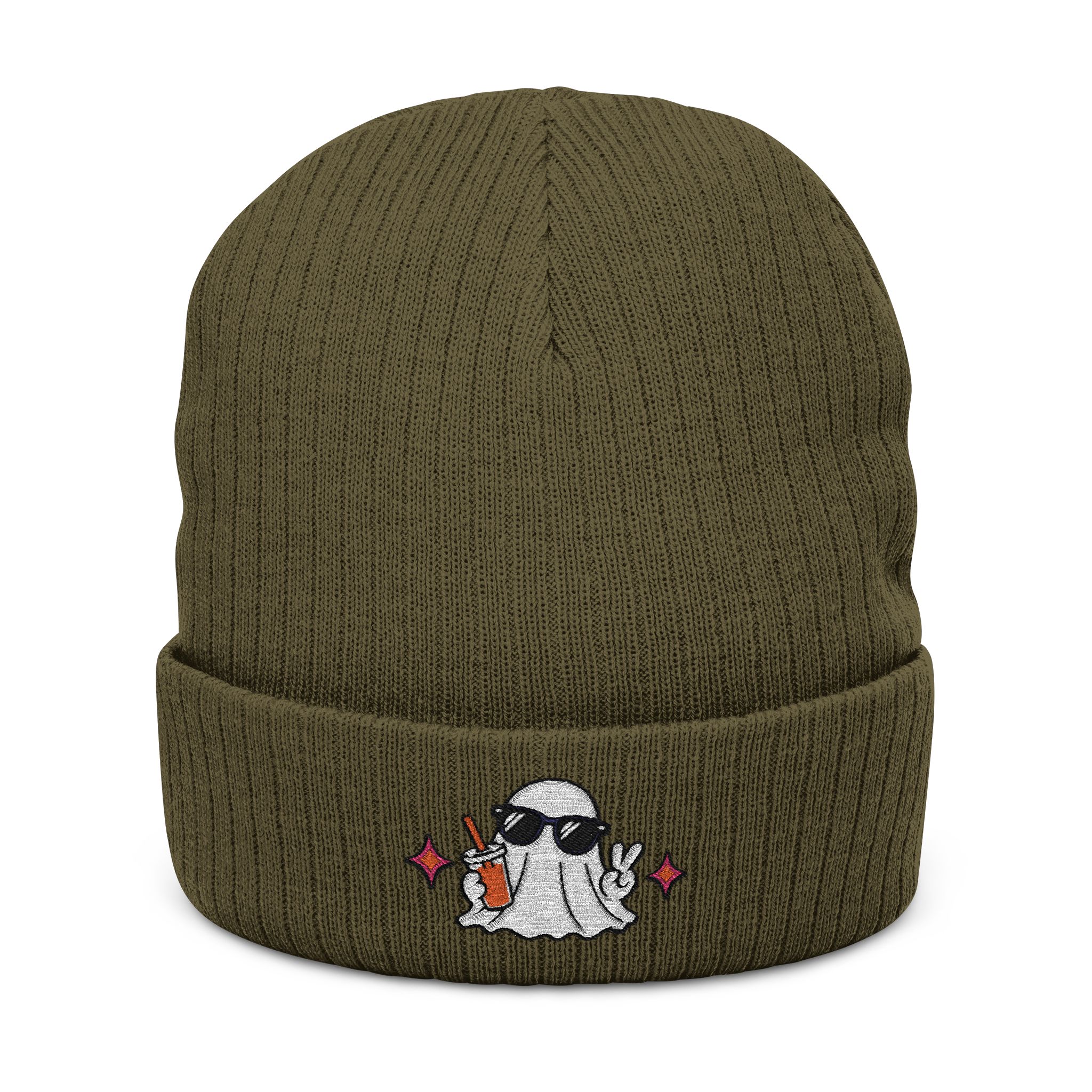Cool Ghost Embroidered Beanie by CK Boutique