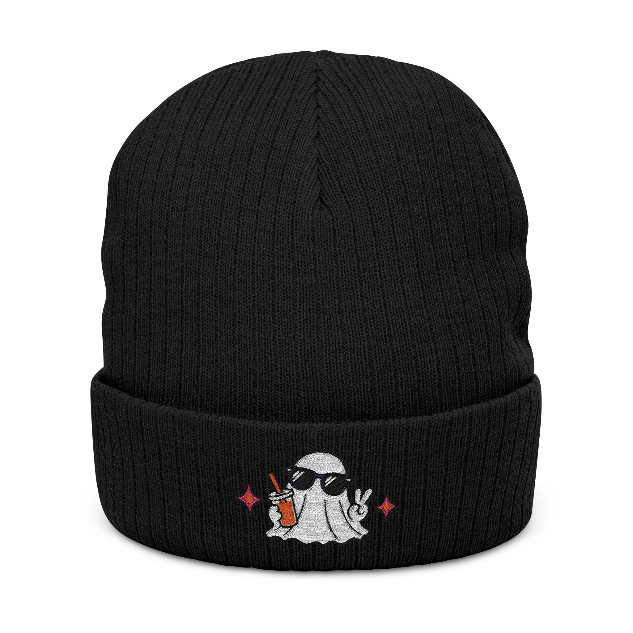 Cool Ghost Embroidered Beanie by CK Boutique