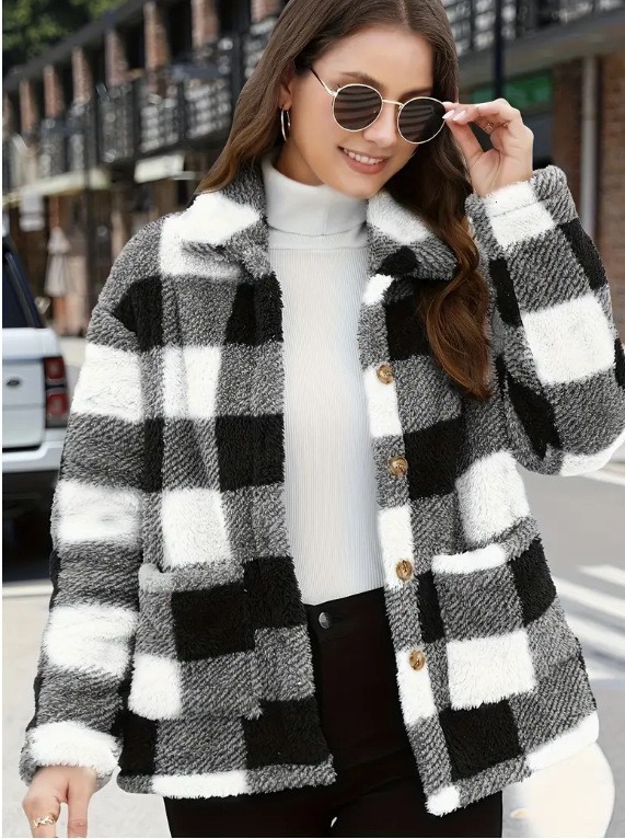 City Check Plaid Jacket - Image 3