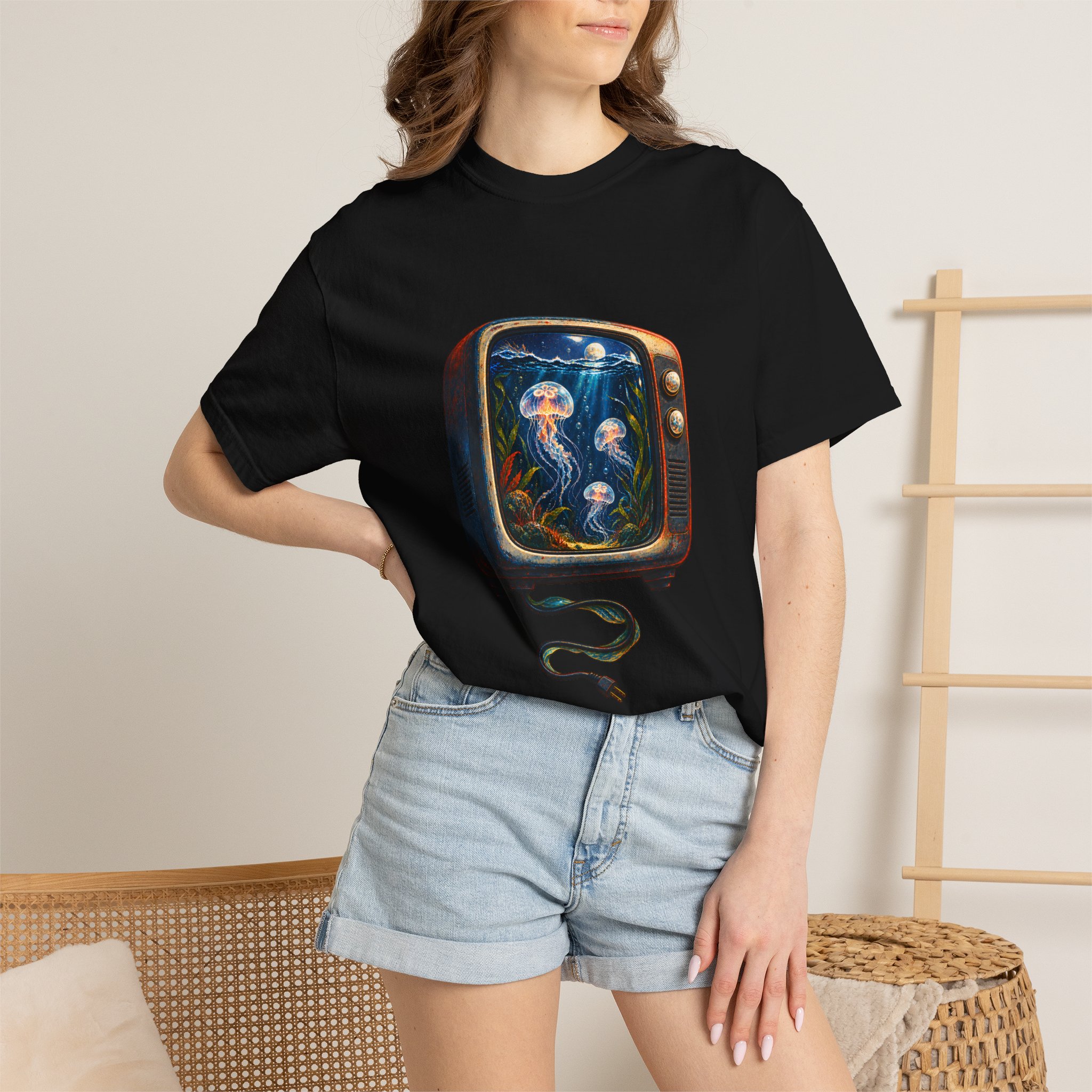 CRT Aquarium Graphic Tee - Image 4