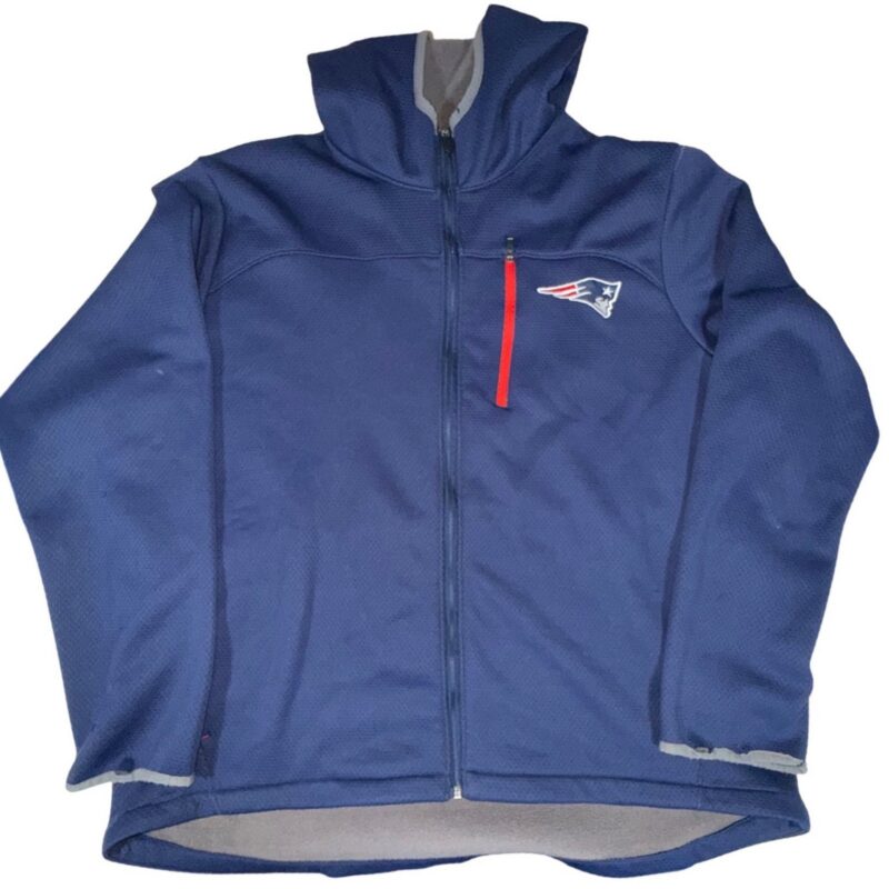 NFL New England Patriots G-III Softshell Fleece Lined Jacket Navy Blue Mens XL