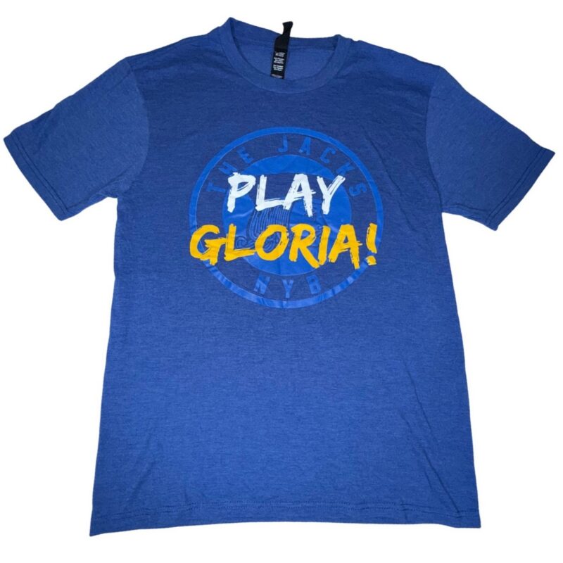The Jacks NYB Play Gloria St Louis Blues 2019 Rally T-Shirt Small Blue