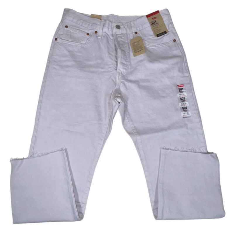 Levi's Fresh 501 Original Crop Jeans Womens 30x26 Botanical Lavender NWT