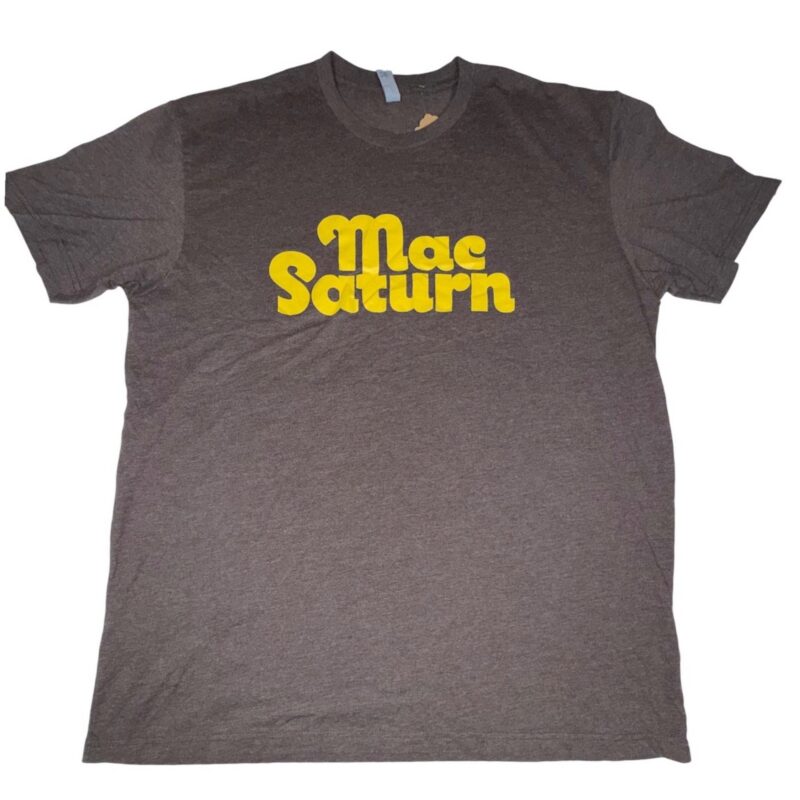Mac Saturn 2023 Tour T-Shirt Mens XL Brown Until the Money Runs Out Concert Tee