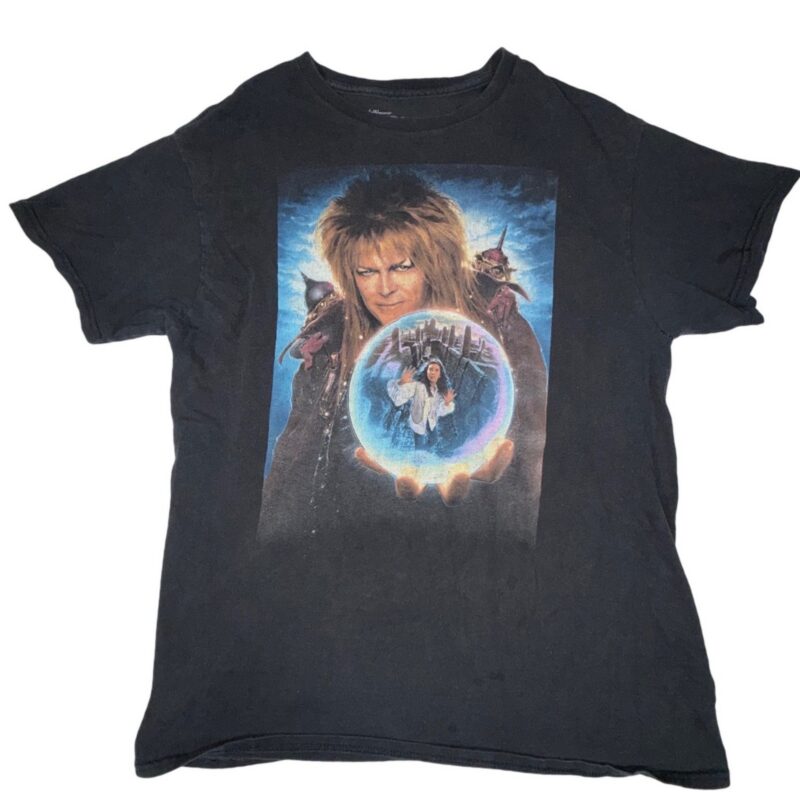 Ripple Junction Labyrinth Graphic T-Shirt Medium Black David Bowie Jareth Movie