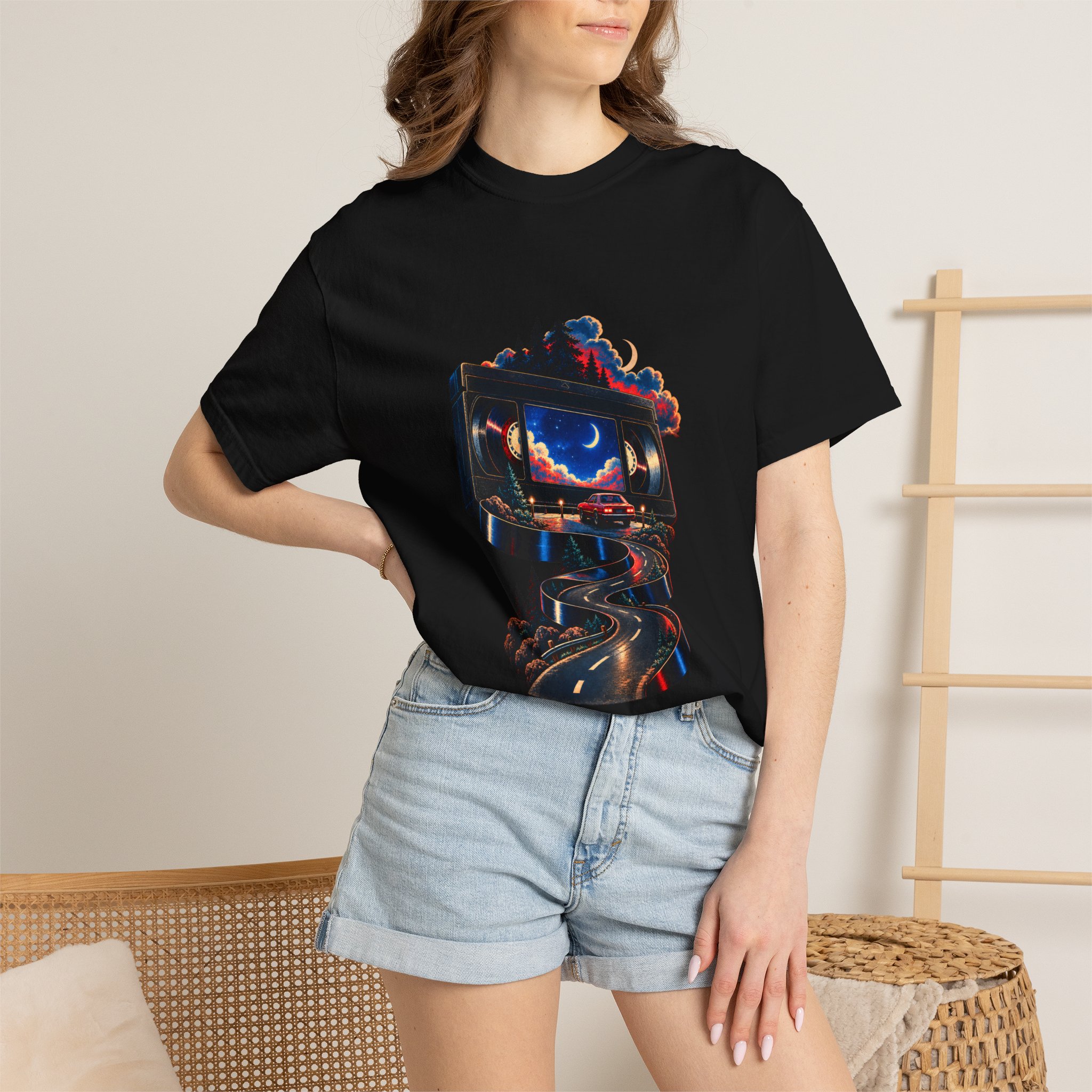 Nightscape TV Graphic Tee - Image 4