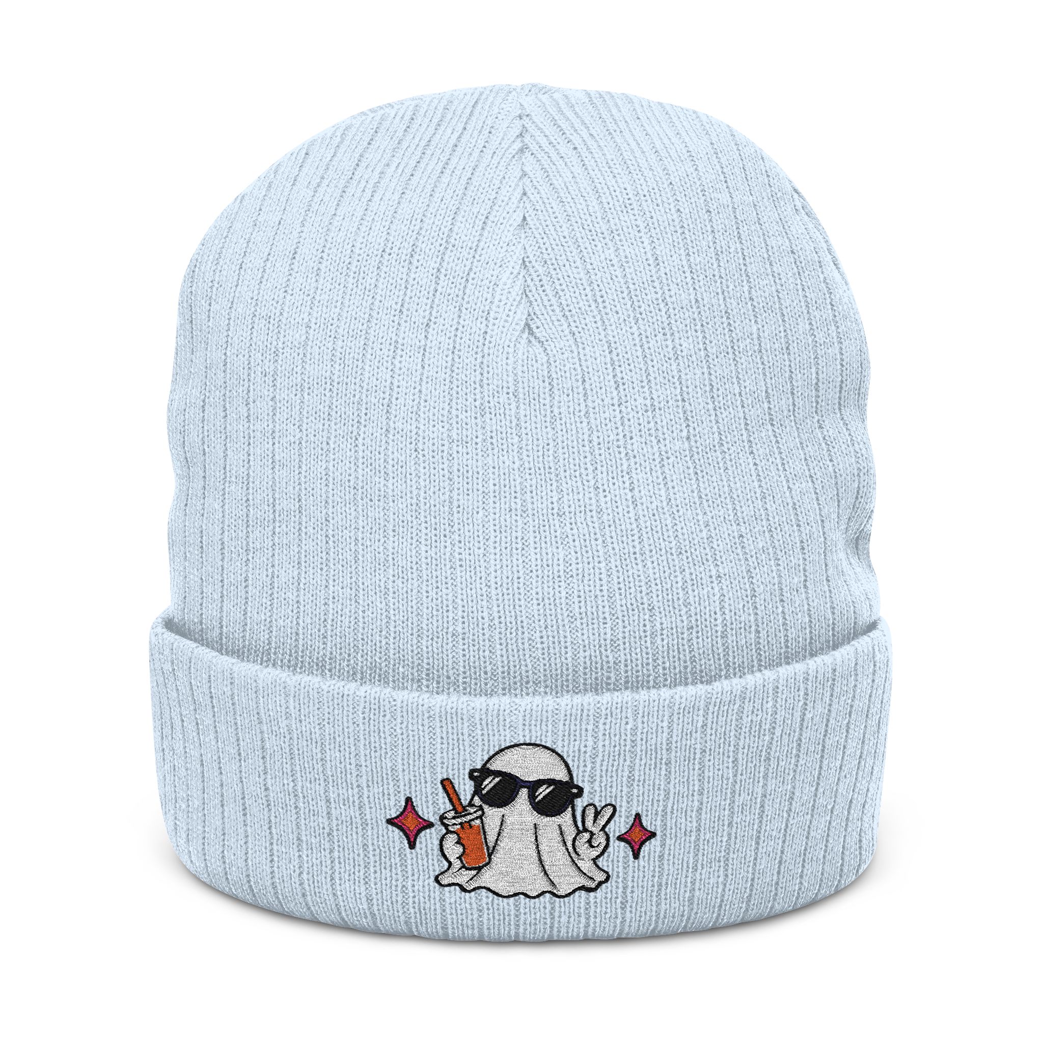 Cool Ghost Embroidered Beanie by CK Boutique