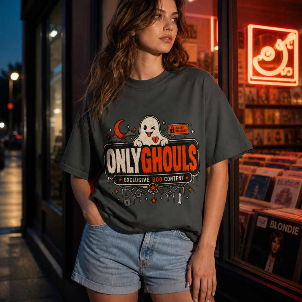 Only Ghouls Halloween Graphic Tee
